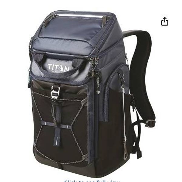 Titan Soft-Sided Cooler Backpack with Multiple Compartments