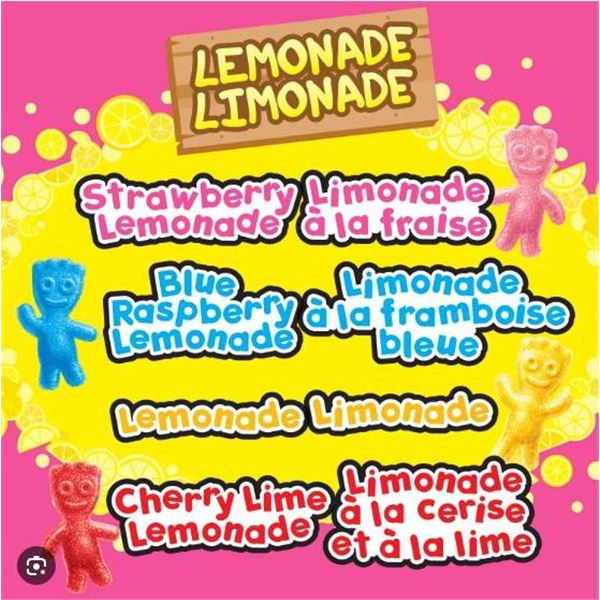 Sour Patch Kids Lemonade-Limonade Candy, 26 Packs of 150 g Each