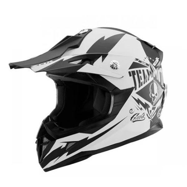 Zox Helmets Pulse Jr, Matte White, Kids Size S, Model Glory
