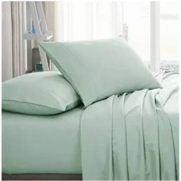 Comfy Bamboo World 9900 Platinum Series King Sheet Set – Mint green