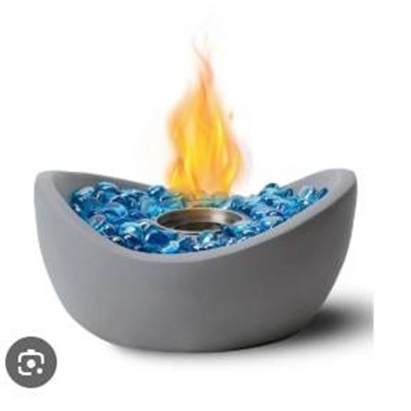OnlyFire Tabletop Fire Pit Bowl, Model TOP2205-FP020CCb, Outdoor/Indoor Use