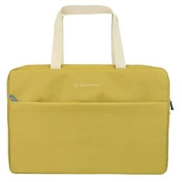 KeepCool Insulated Tote Bag with Dual Handles, Yellow