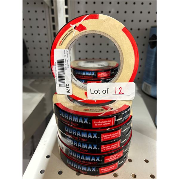 12 Duramax Premium Masking Tapes, 18mm x 50m