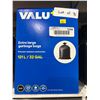 Image 2 : ValuPlus Extra Large Garbage Bags, 121L, Lot of 3