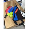 Image 2 : Selkirk SLK Prime Pickleball Paddle With 3 Balls and Carrying Shoulder Bag