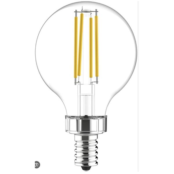 GE Relax LED Decorative Light Bulbs, 40W Replacement, 4.5W, Soft White, Quantity: 6