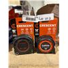 Image 1 : Lot of 2 -Crescent Control Series 16ft and 8m/26ft Measuring Tape Set