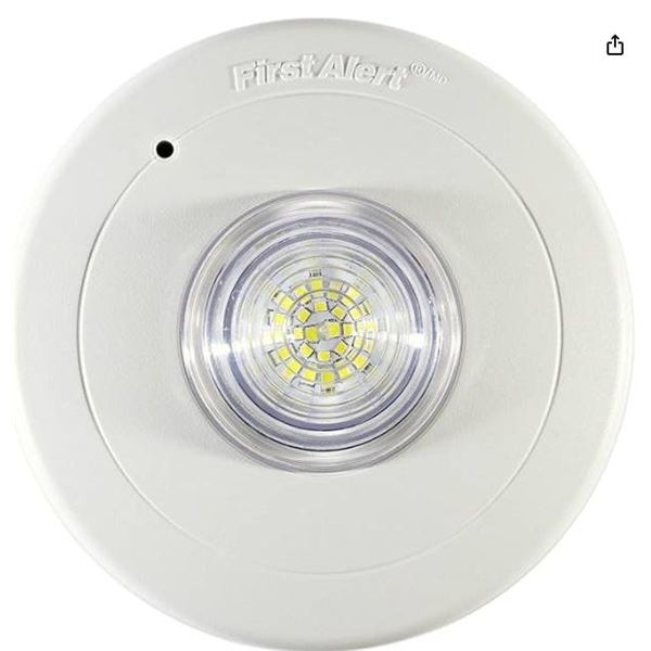 6 BRK Slim LED Strobe Smoke Alarms Model 7020BSSL-A