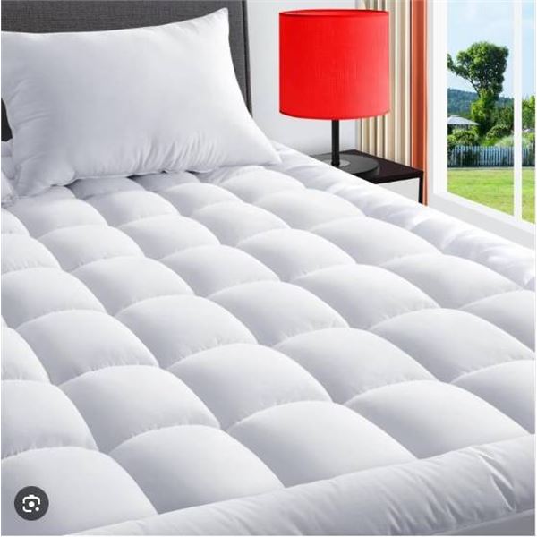 Texartist Queen Mattress Protector, 60 x 80 x 18 in, Made in China
