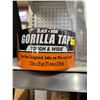 Image 3 : Gorilla Tape Tough & Wide Black 2.8 in x 25 yd (71 mm x 22.8 m)