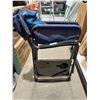 Image 4 : Timber Ridge Outdoor Folding Chair with Side Table Including Cup Holder