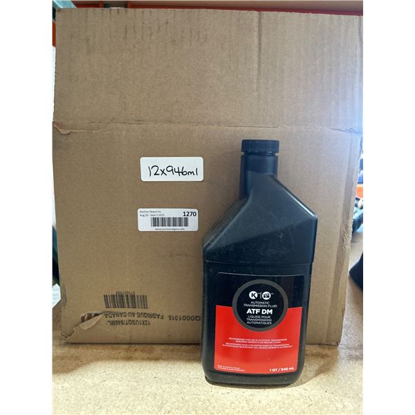 Kirkland Signature ATF DM Automatic Transmission Fluid 1 QT/946 mL – Case of 12