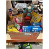 Image 1 : Box lot of Assorted Snacks and Beverages