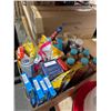 Image 2 : Box lot of Assorted Snacks and Beverages