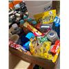 Image 3 : Box lot of Assorted Snacks and Beverages
