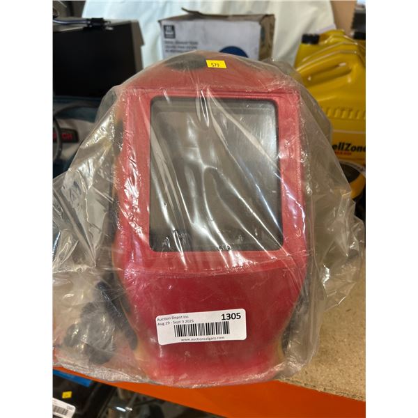 Auto-Darkening Welding Helmet, Flame Design, Model 1305