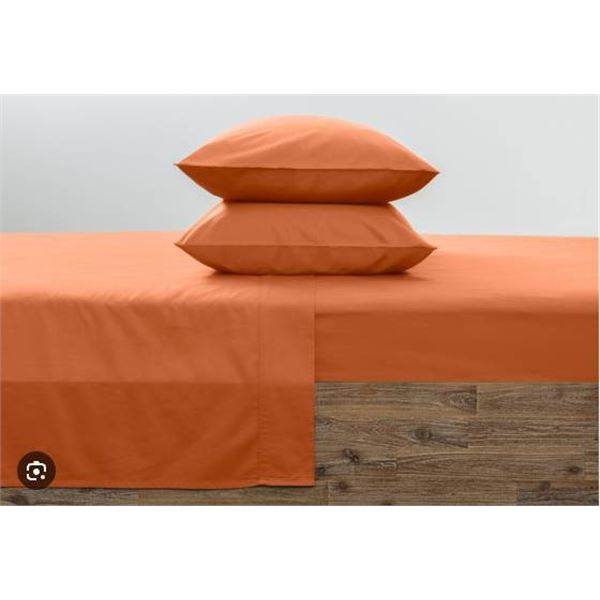 Comfy Bamboo World 8800 Gold Series Queen Sheet Set – Orange