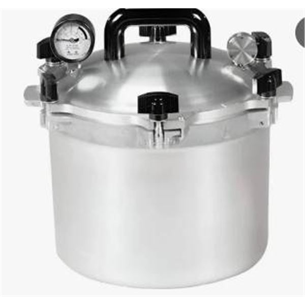 All American Model 910 Heavy Cast Aluminum Pressure Canner/Cooker, 10.5 Quart Capacity