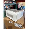 Image 4 : White Window Auto 9x9x4 Pastry Boxes  – 150 Units