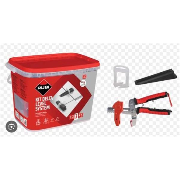 Rubi Delta Level System Kit for Tile Installation