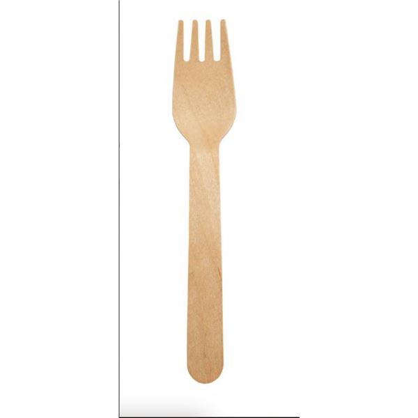 UPGC WF1000 PW Individually Paper Wrapped Birch Forks 1000 Pack