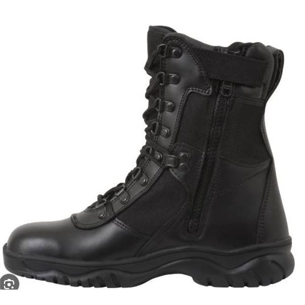 Rothco 8-Inch Forced Entry Side-Zip Tactical Boot, Size 8.5