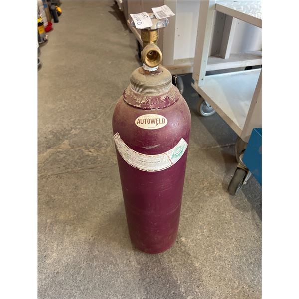 Praxair TC-3AAM154 Welding Gas Cylinder, Autoweld Marking