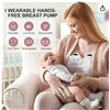 Image 1 : Lulia Breast Pump Hands Free, Wearable Breastfeeding Pump, 4 Modes & 9 Levels, Portable 17/19/21mm F