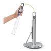 Image 1 : simplehuman Paper Towel Pump, Standing Paper Towel Holder with Spray Bottle, Brushed Stainless Steel
