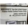 Image 4 : Miss Vickie’s Sea Salt & Malt Vinegar Chips, 40 Bags, 40g Each