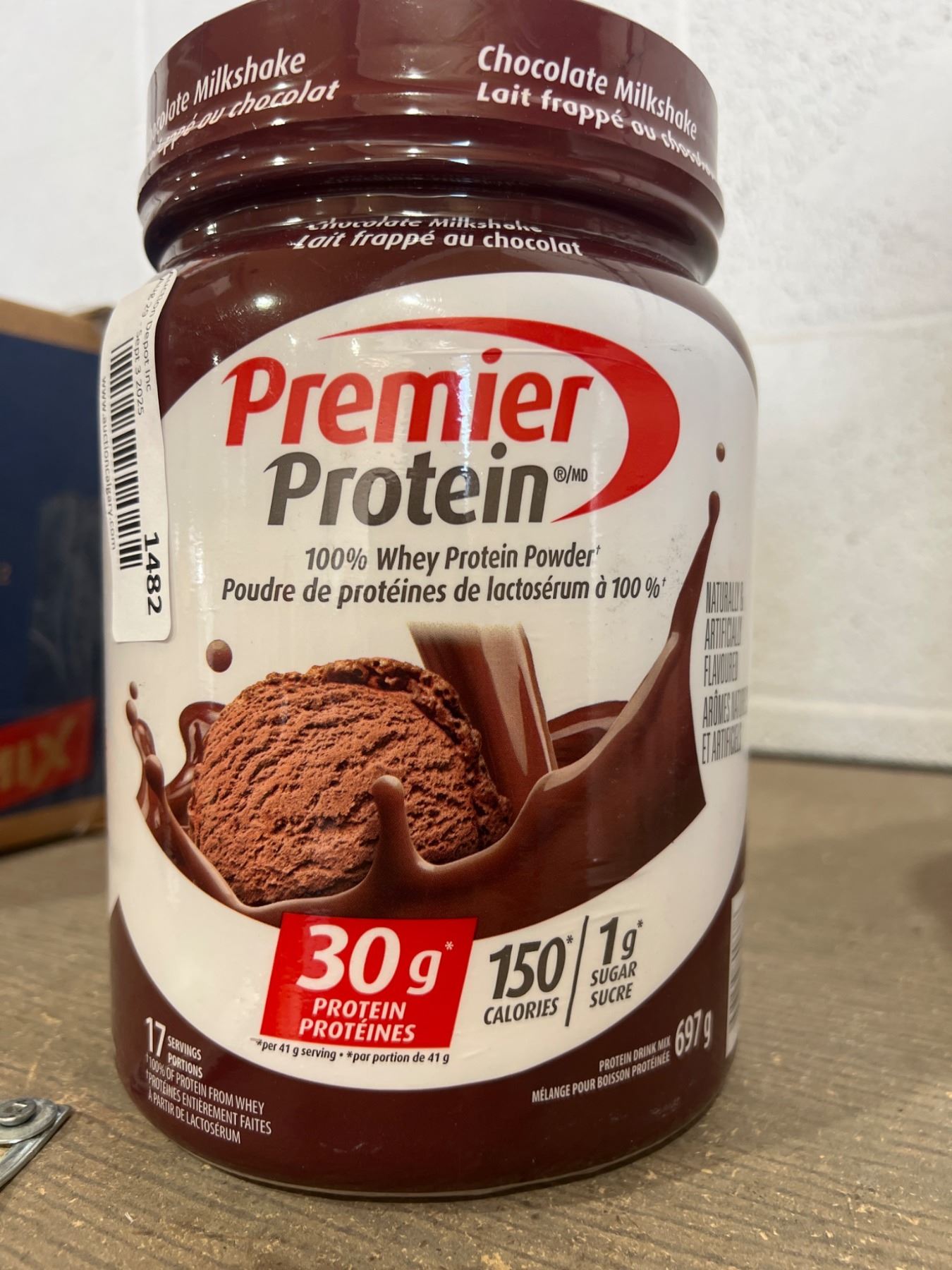Premier Protein Chocolate Powder, 697g, 30g Protein Per Serving