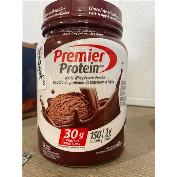 Premier Protein Chocolate Powder, 697g, 30g Protein Per Serving