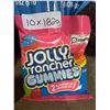 Image 2 : Lot of 10 Jolly Rancher Gummies 182g Each – 2 Flavours Per Pack