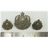 Image 24 : #5 NWMP North West Mounted Police cap badge set w/