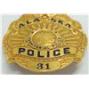 Image 7 : #9 USA Alaska Territorial Police 31 Badge insignia