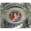 Image 7 : #10  USA Montana Crow Tribal Lieutenant Badge