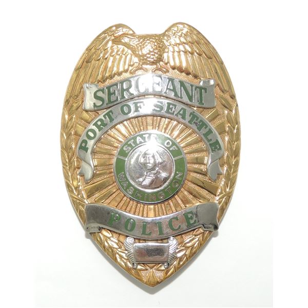 #11 USA Port of Seattle Police Sergeant Shield