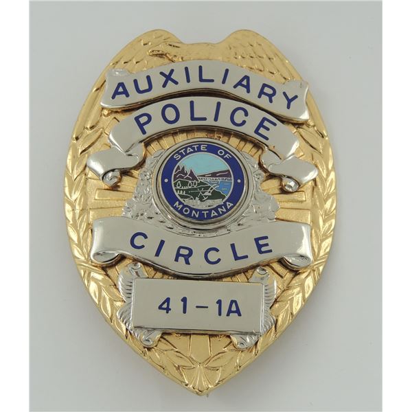 #13 USA State of Montana Auxiliary Police Badge