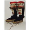 Image 31 : #47  Antique First Nations stitched Boots Northern