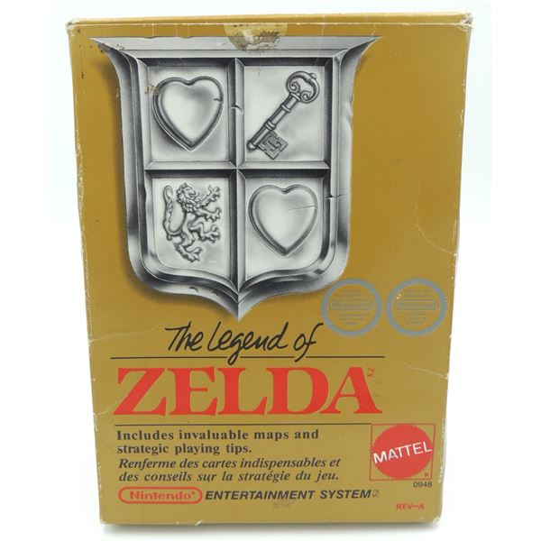 #49 Boxed Nintendo Nes Game Legend of Zelda