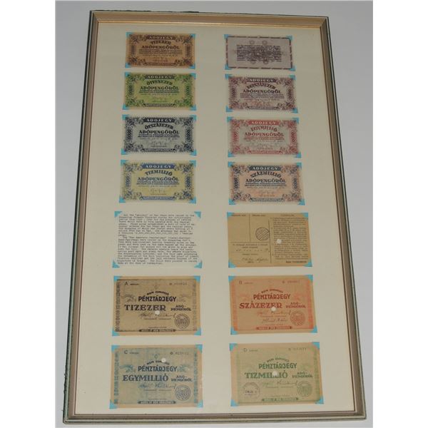 #52 Hungarian Paper Money Collection 1945 to 1946