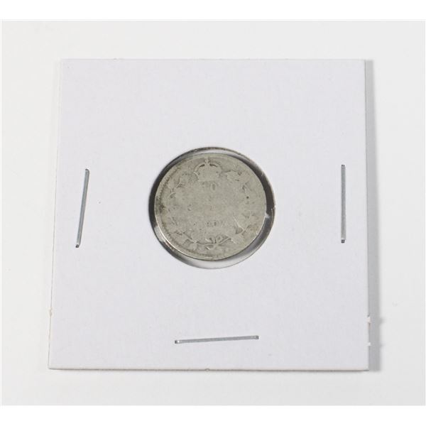 #65 1907 10 CENTS CANADA SILVER COIN KING GEORGE V