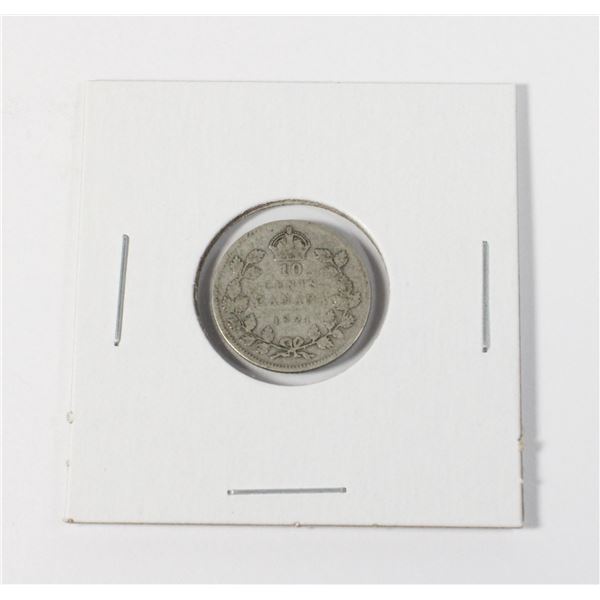 #68 1921 10 CENTS CANADA SILVER COIN KING GEORGE V
