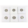 Image 1 : #72 WW2 1940 TO 1945 CANADA SILVER DIME LOT OF 6