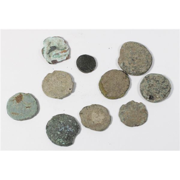 #80 ANCIENT ROMAN EMPIRE COIN LOT UNIDENTIFIED
