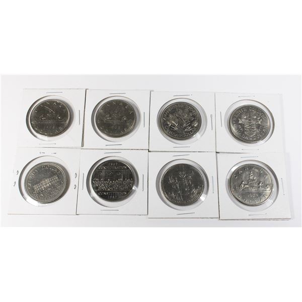 #81  CANADIAN VOYAGEUR DOLLAR LOT ASSORTED YEARS