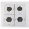 Image 1 : #82 1973 25 CENTS CANADA RCMP QUARTER LOT OF 4