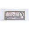 Image 1 : #90 1954 CANADA $10 TEN DOLLAR BILL NOTE PAPER