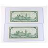 Image 2 : #94 LOT 1967 CANADA ONE DOLLAR BILLS CENTENNIAL