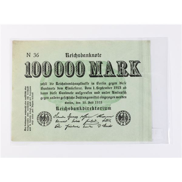 #109 Post WW1 1923 German Weimar 10,000,000 Marks